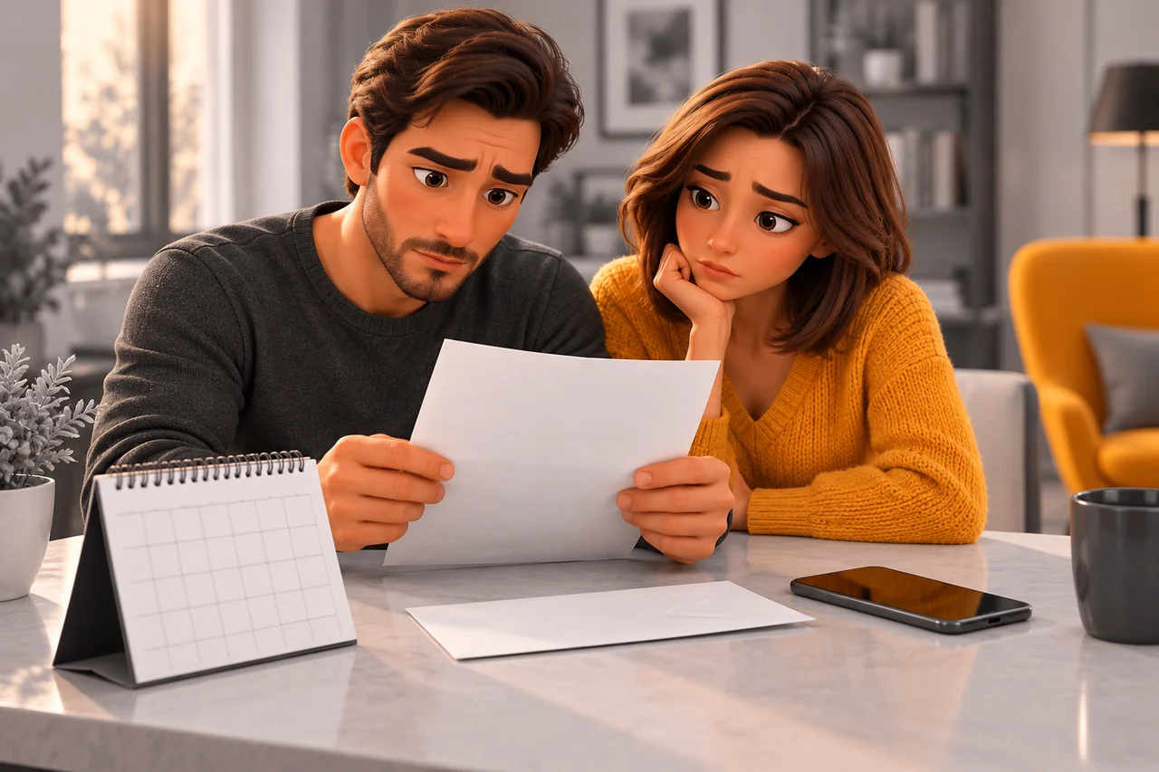 Une personne vérifie la réponse reçue et les dates de sa demande d’assurance.